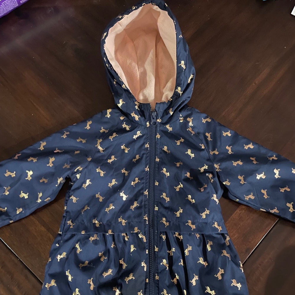 Toddler jacket with unicorns